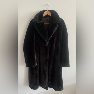 Marcain Faux Fur full length coat